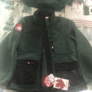 Canadian weather gear Green Fleece Jacket